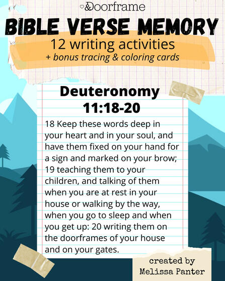 free printable bible memory activities